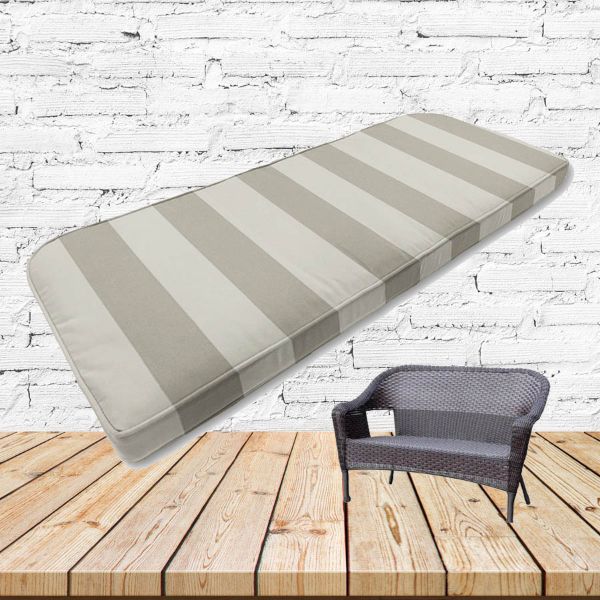 Custom outdoor patio furniture cushions from Cascadia Outdoor Cushions in Sunbrella Fabrics
