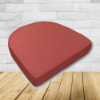 Cushion for wicker patio chairs, contoured or rounded at the back, Designed specifically for outdoor wicker patio chairs.