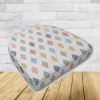 Cushion for wicker patio chairs, contoured or rounded at the back, Designed specifically for outdoor wicker patio chairs.