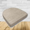 Wicker Patio Chair Cushions with a rounded back Boxed Double Piped Patio Dining Chair Seat Pad or Seat Cushion from Cascadia Outdoor Cushions