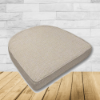 Wicker Patio Chair Cushions with a rounded back Boxed Double Piped Patio Dining Chair Seat Pad or Seat Cushion from Cascadia Outdoor Cushions