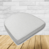Wicker Patio Chair Cushions with a rounded back Boxed Double Piped Patio Dining Chair Seat Pad or Seat Cushion from Cascadia Outdoor Cushions