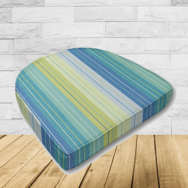 OUTDOOR CUSHIONS >> Outdoor Cushions For Wicker Outdoor Furniture >> Contoured Wicker Seat Cushions | Sunbrella Fabric