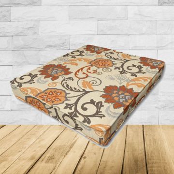 Dining Chair Seat Cushion Boxed Style - - Custom outdoor patio furniture cushions from Cascadia Outdoor Cushions in Sunbrella Fabrics