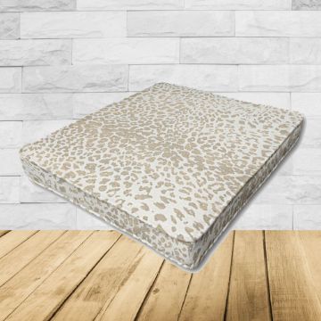 Patio Dining Chair Seat Cushion Boxed Style - - Custom outdoor patio furniture cushions from Cascadia Outdoor Cushions in Sunbrella Fabric