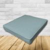 	Patio Dining Chair Seat Cushion Boxed Style - - Custom outdoor patio furniture cushions from Cascadia Outdoor Cushions in Sunbrella Fabrics
