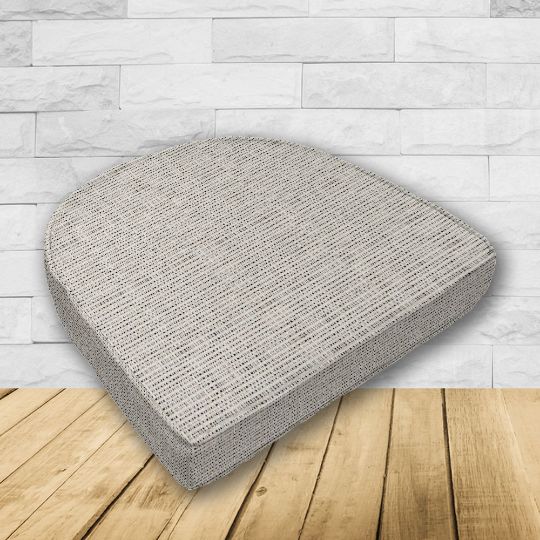 Outdoor Cushion for wicker patio chairs, contoured or rounded at the back, Designed specifically for outdoor wicker patio chairs.