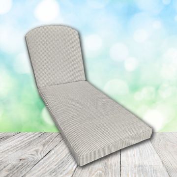 Boxed Chaise Lounge Cushion
