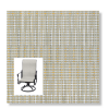 Twitchell Textilene Sunsure Trail Blonde Patio Chair Replacement Sling Fabric