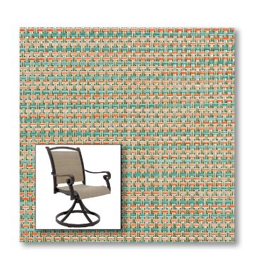 Two piece patio chair slings.