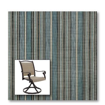 Two piece patio chair slings.