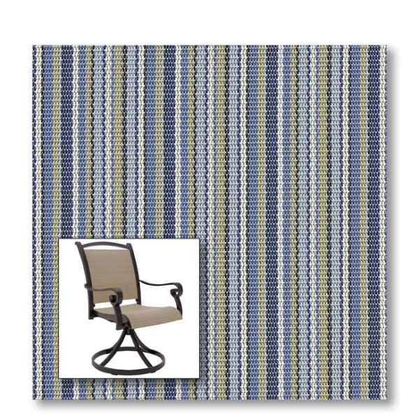 Two piece patio chair slings.