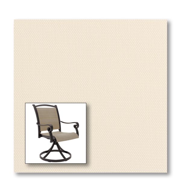 Two piece patio chair slings.