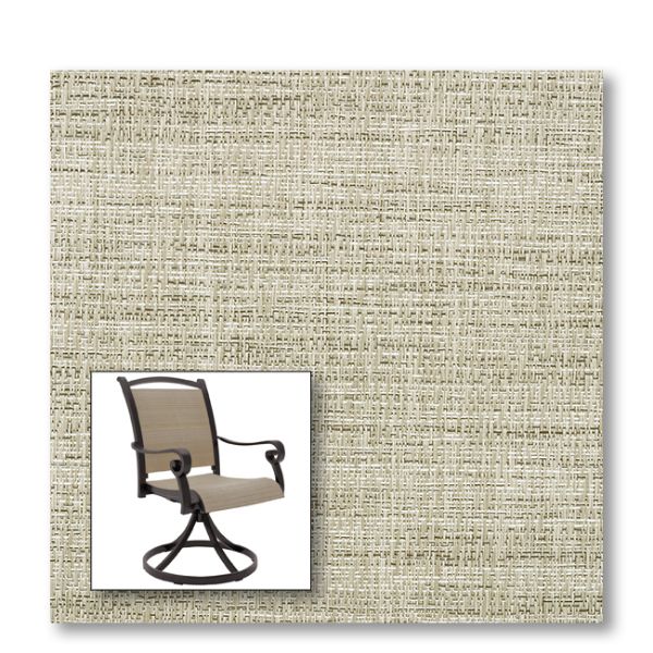 Two piece patio chair slings.