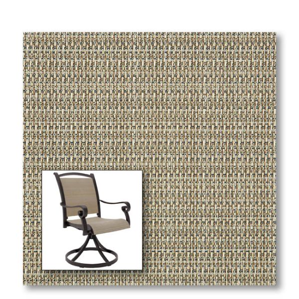 Two piece patio chair slings.