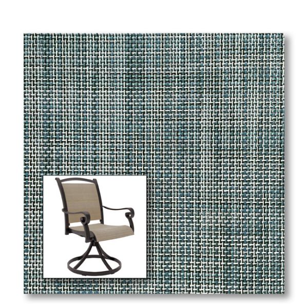 Two piece patio chair slings.