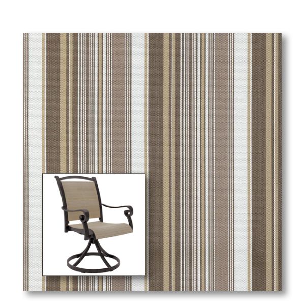 Two piece patio chair slings.