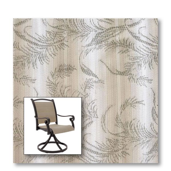 Two piece patio chair slings.