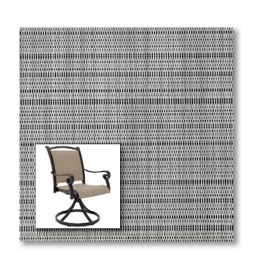 Two piece patio chair slings.