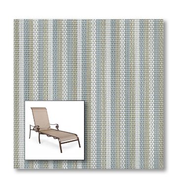 Two piece patio chair slings.