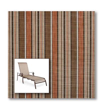Two piece patio chair slings.