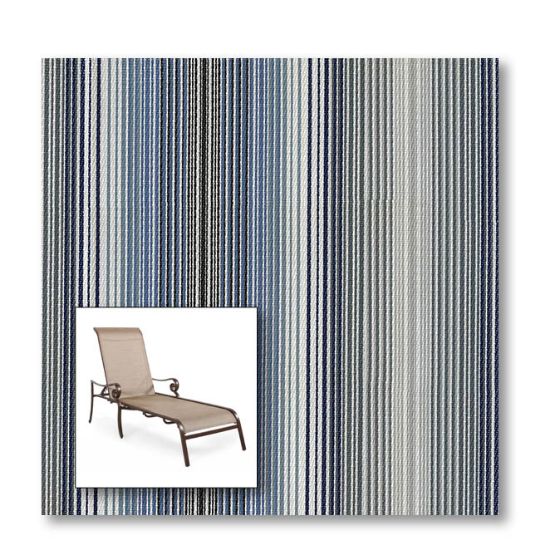 Two piece patio chair slings.