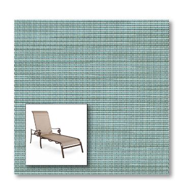 Two piece patio chair slings.