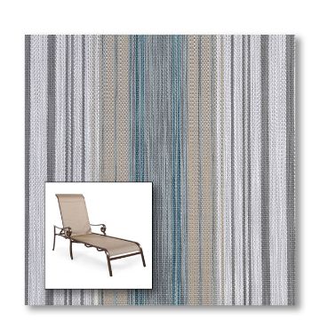 Two piece patio chair slings.