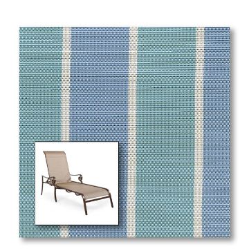 Two piece patio chair slings.