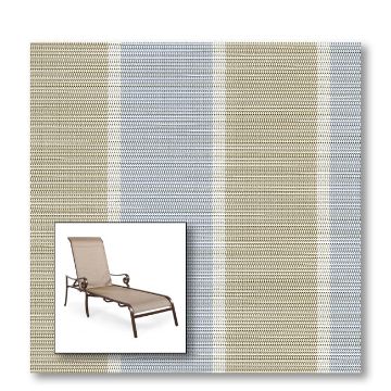 Two piece patio chair slings.