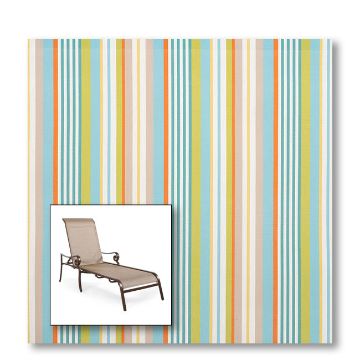 Two piece patio chair slings.