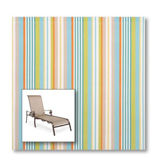Two piece patio chair slings.