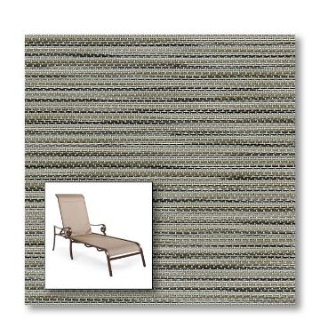 Two piece patio chair slings.