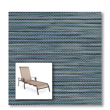 Two piece patio chair slings.