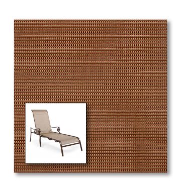 Two piece patio chair slings.