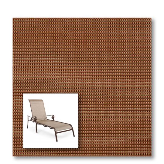 Two piece patio chair slings.