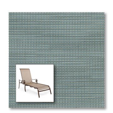 Two piece patio chair slings.