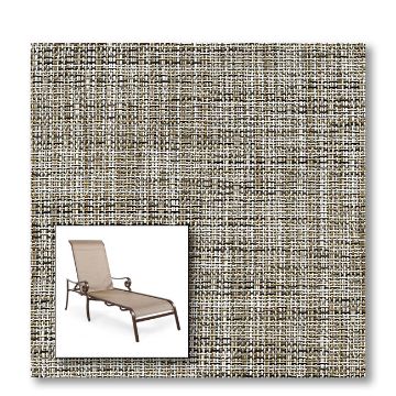 Two piece patio chair slings.