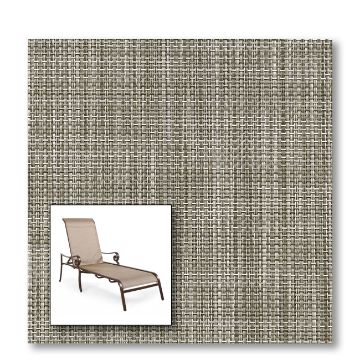 Two piece patio chair slings.