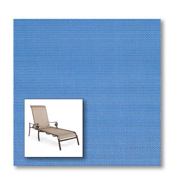 Two piece patio chair slings.