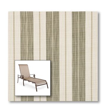 Two piece patio chair slings.