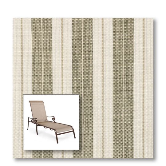 Two piece patio chair slings.
