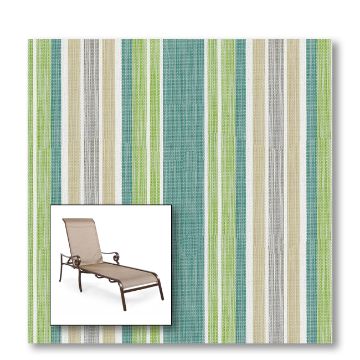 Two piece patio chair slings.