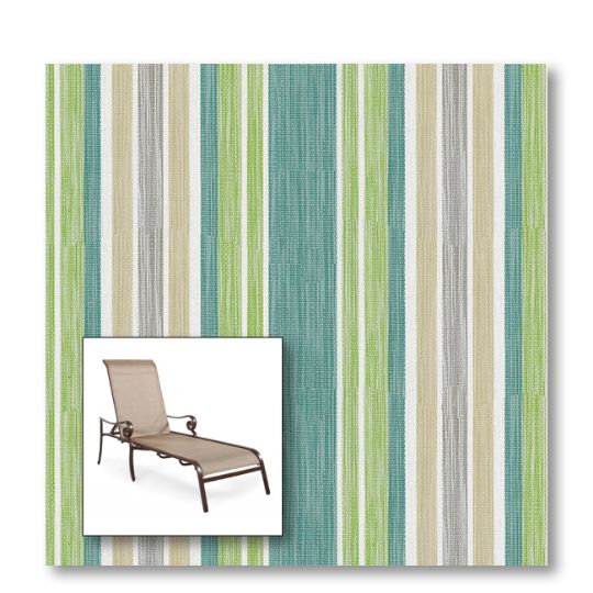 Two piece patio chair slings.