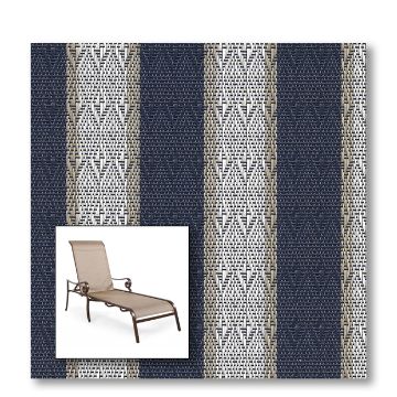 Two piece patio chair slings.