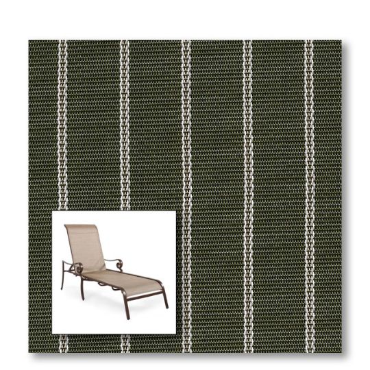 Two piece patio chair slings.