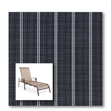 Two piece patio chair slings.