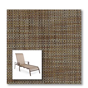 Two piece patio chair slings.