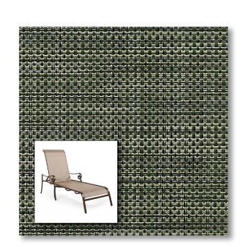 Two piece patio chair slings.