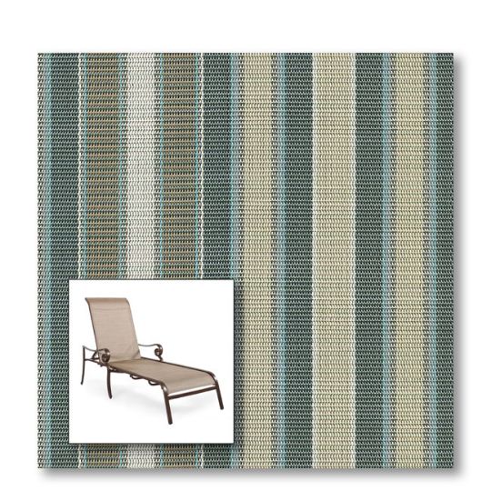 Two piece patio chair slings.